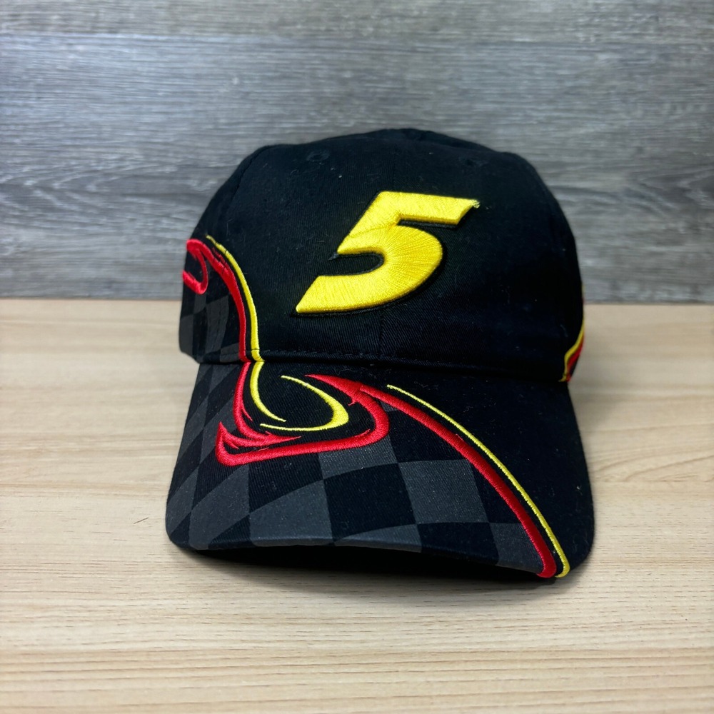 Vintage Nascar‎ Hat Cap Strap Back Black Mark Martin Kellogs Racing